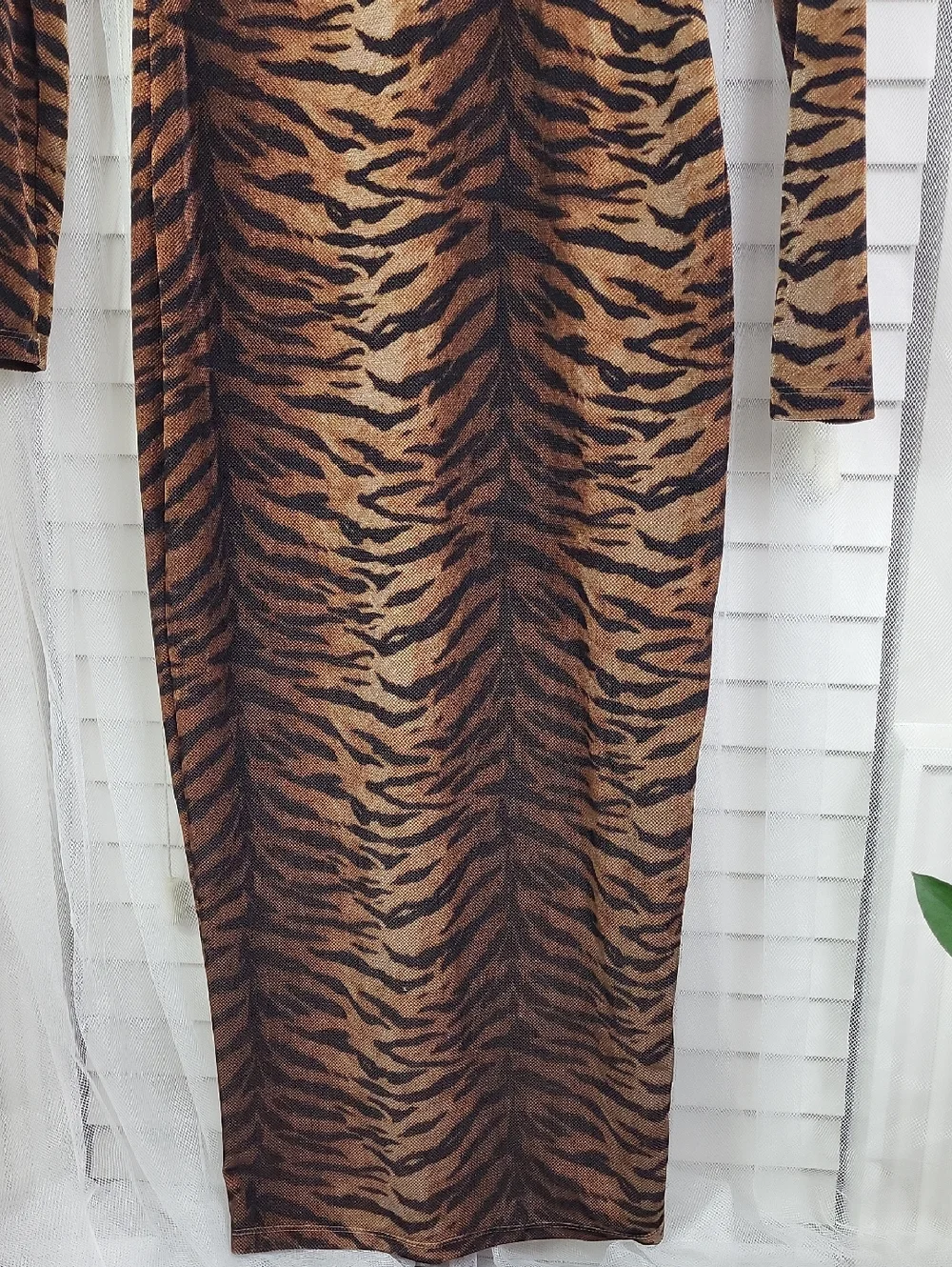 AKIRA‎ Hot Tiger slip-on Maxi Dress. Size S